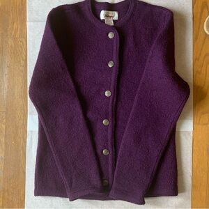 Women’s Vintage Wool Cardigan - Size Medium
